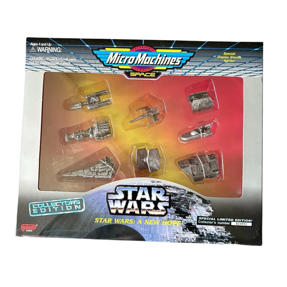 Micro Machines Star Wars A New Hope Collectors Edition Set Vintage New In Box